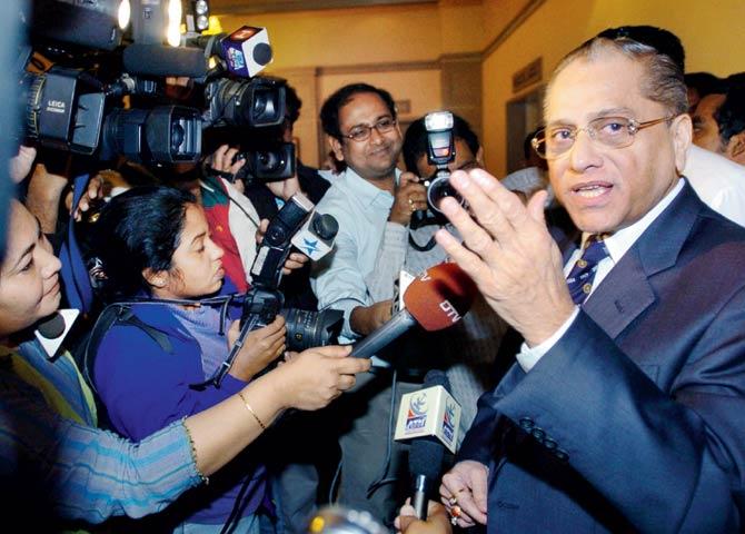 Many a time, Dalmiya was a ‘no comments’ man. He gave the impression that he detested the media and didn’t do much to foster a good relationship between cricketers and the fourth estate. Pic/AFP