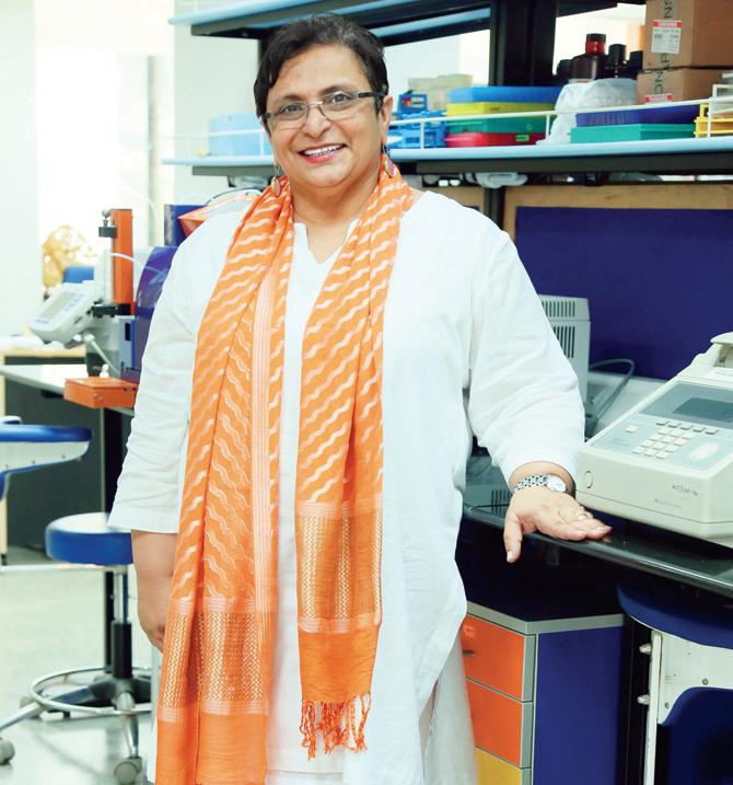 Dr Villoo Morawala-Patell-s life sciences firm has collected blood samples of 4,500 Parsis to further disease research, including that associated with migraine. PIC/AJEESH F RAWTHER