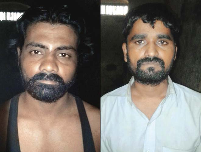 Ghole (left) and Dukkar who allegedly killed Sandeep