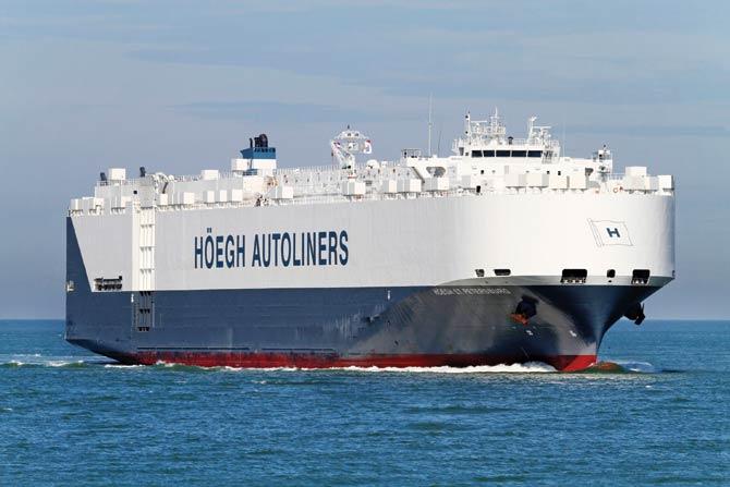 The recovery was made from a Norwegian-flagged vessel, the Hoegh Transporter. File Pic for representation