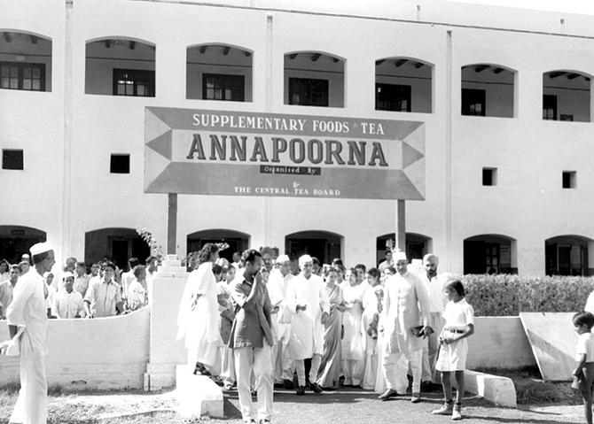 Jawaharlal Nehru inaugurated Annapoorna at Bhavan’s campus in 1954. pic credit/IHM