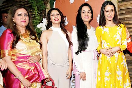 Spotted: Tanisha Mukherjee, Padmini Kolhapure and Shraddha Kapoor