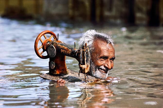 Tailor in Monsoon, Porbandar, India, 1983. PICS COURTESY/STEVE MCCURRY