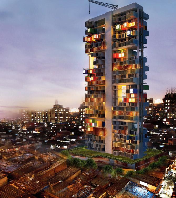 Mumbai-based GA Design Consultants bagged the first position at the Dharavi-themed contest  by Superskyscrapers.com