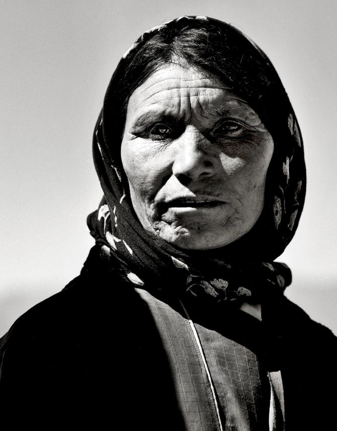 Peasant woman in Shey, Ladakh, 1995. pics/© Estate of Prabuddha Dasgupta