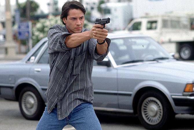 Keanu Reeves in a still from 
