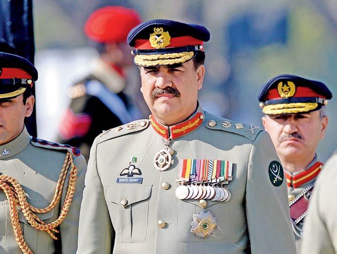 General Raheel Sharif is the chief martial law administrator in Pakistan today without needing to amend the constitution, keep it in abeyance or launch a military coup. He is all in all, not just in GHQ Rawalpindi but also in the entire country. Pic/AFP