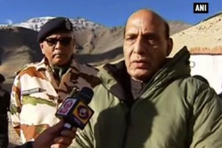 Rajnath lauds grit and determination of soldiers in Ladakh