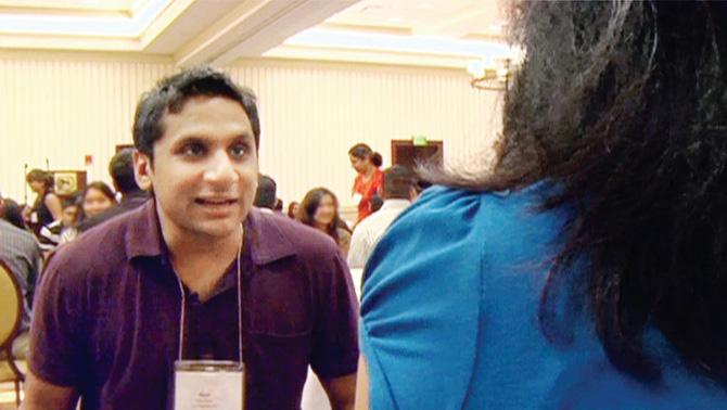 Ravi as a participant at the Patel Matrimonial Convention   