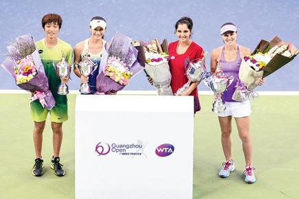 Guangzhou glory for Sania Mirza and Martina Hingis!
