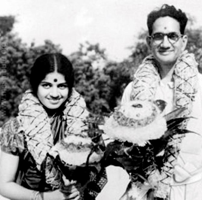 Seen on the day of her wedding with Kalki Sadasivam