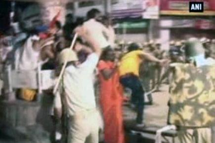 Tension in Varanasi over Ganesh idol immersion in Ganges