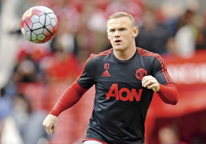 Wayne Rooney. Pics/AFP