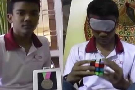 Young Rubik's cuber from Guwahati becomes a world champion