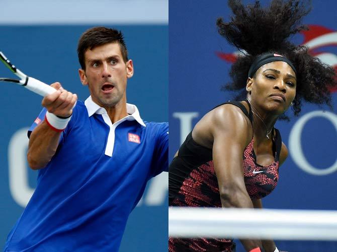 Djokovic and Serena