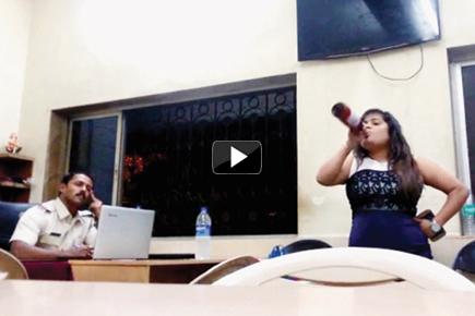 Mumbai: Woman guzzles beer, abuses, threatens cops inside police station