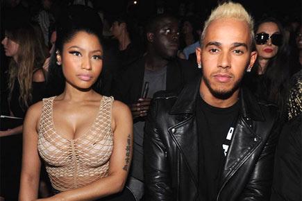 Lewis Hamilton goes blonde; posts pic with Nicki Minaj, Kanye West