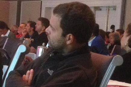 To quell speculation, Rahul Gandhi tweets proof of his presence in US conference