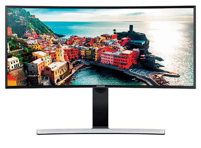 The Samsung curved monitor