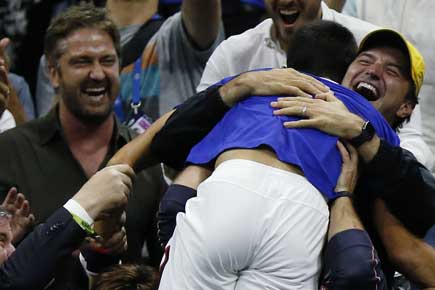 US Open: Djokovic roars 'This is Sparta' at Gerard Butler post triumph