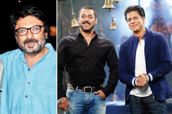 Sanjay Leela Bhansali, Salman Khan and Shah Rukh Khan