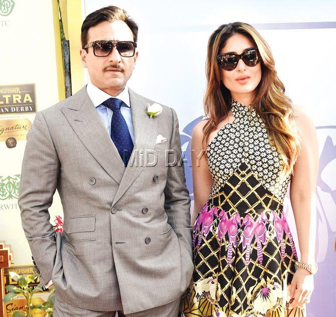 Saif Ali Khan and Kareena Kapoor Khan.