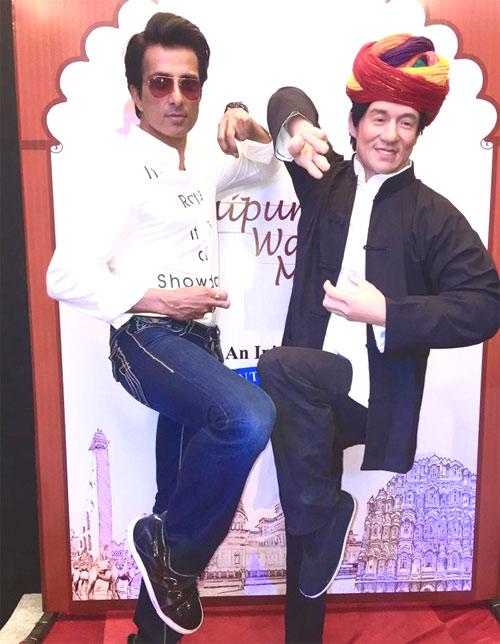 Sonu Sood and Jackie Chan