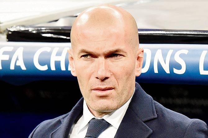 Real manager Zidane