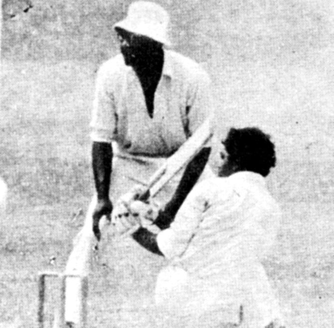 WI skipper Clive Lloyd watches a Mohinder Amarnath sweep shot