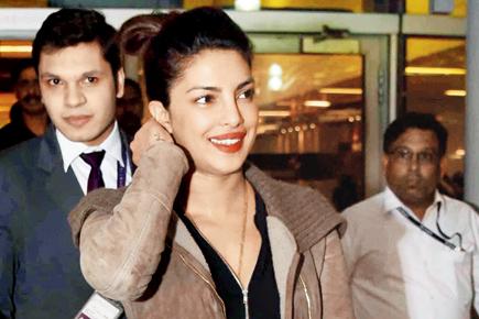 Spotted: Priyanka Chopra at Mumbai airport