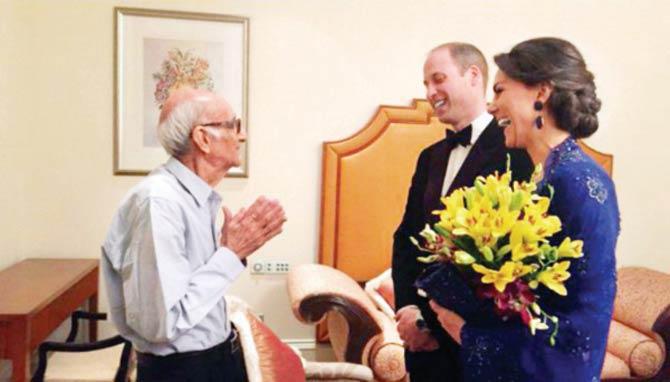 Boman Kohinoor with the Duke and Duchess of Cambridge