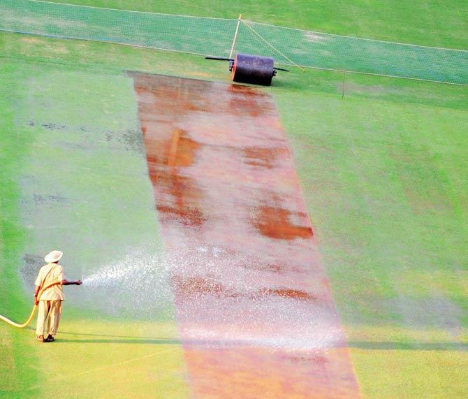 The Bombay High Court asked the BCCI how much water it had used for the IPL so far and asked it to send the same amount to drought-hit areas. File Pic/AFP