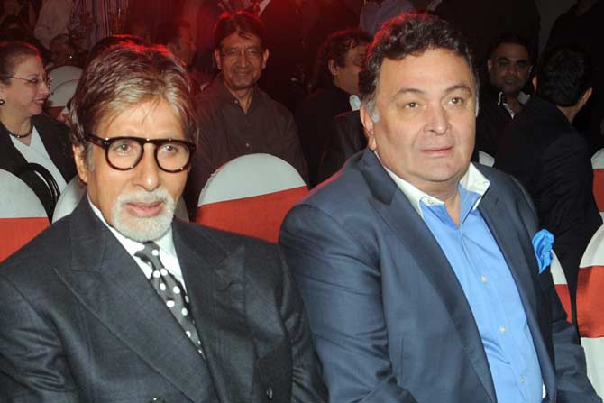 Amitabh Bachchan and Rishi Kapoor