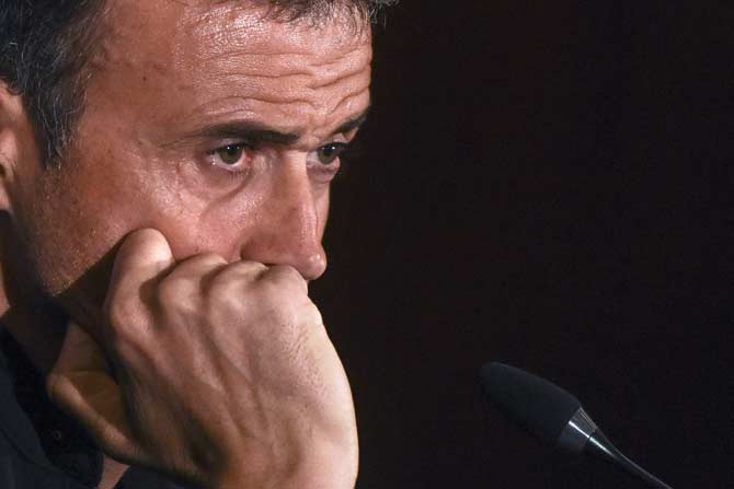 Barcelona coach Luis Enrique