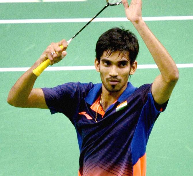 K Srikanth. Pic/PTI