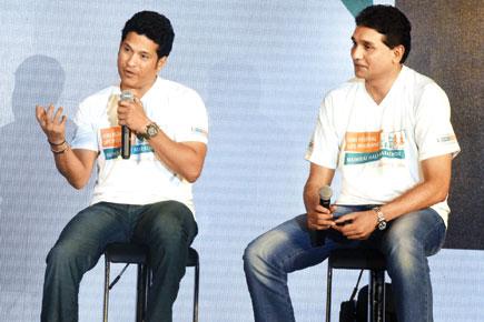 Sachin Tendulkar launches Mumbai half marathon