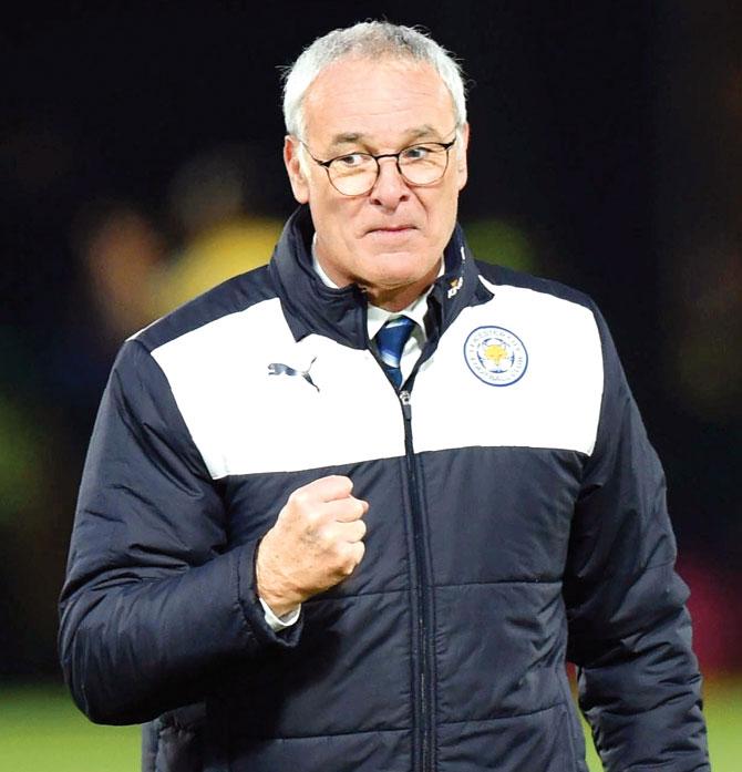 Leicester coach Claudio Ranieri