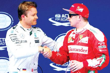 Formula One: Nico Rosberg leads pack, Lewis Hamilton starts from back