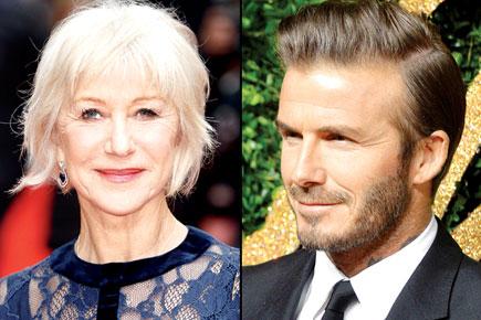 Oscar winner Helen Mirren 'admires' David Beckham