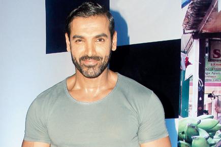 Spotted: John Abraham at a launch event