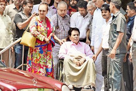 The Bollywood thespian Dilip Kumar goes home