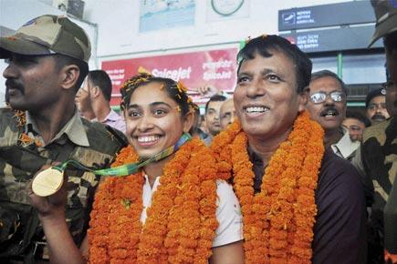 Famed gymnast Dipa Karmakar returns home in Tripura