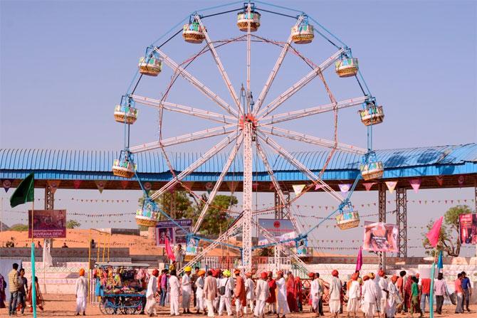 Pushkar fair recreated by 