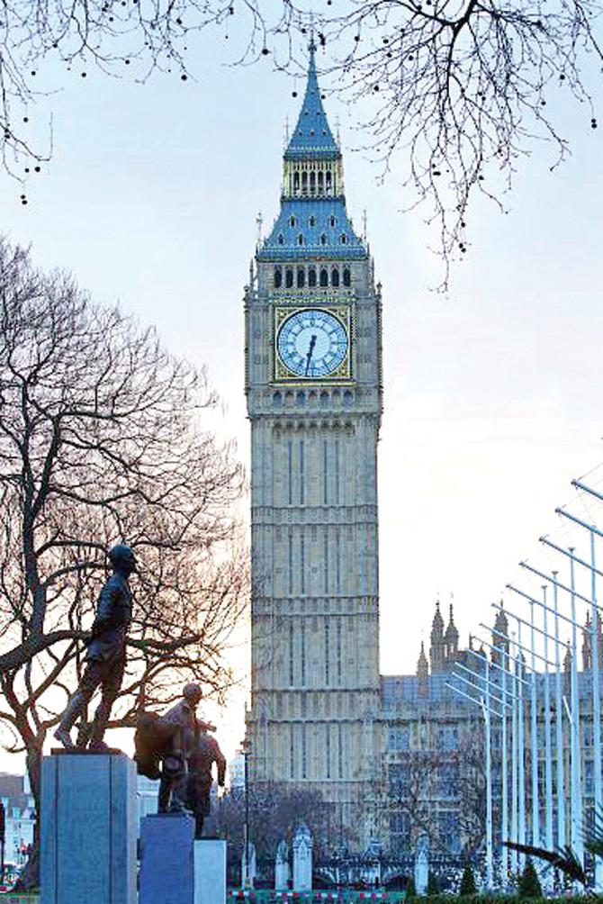 The clock tower has been chiming non-stop for nearly 157 years. Pic/GettyImages
