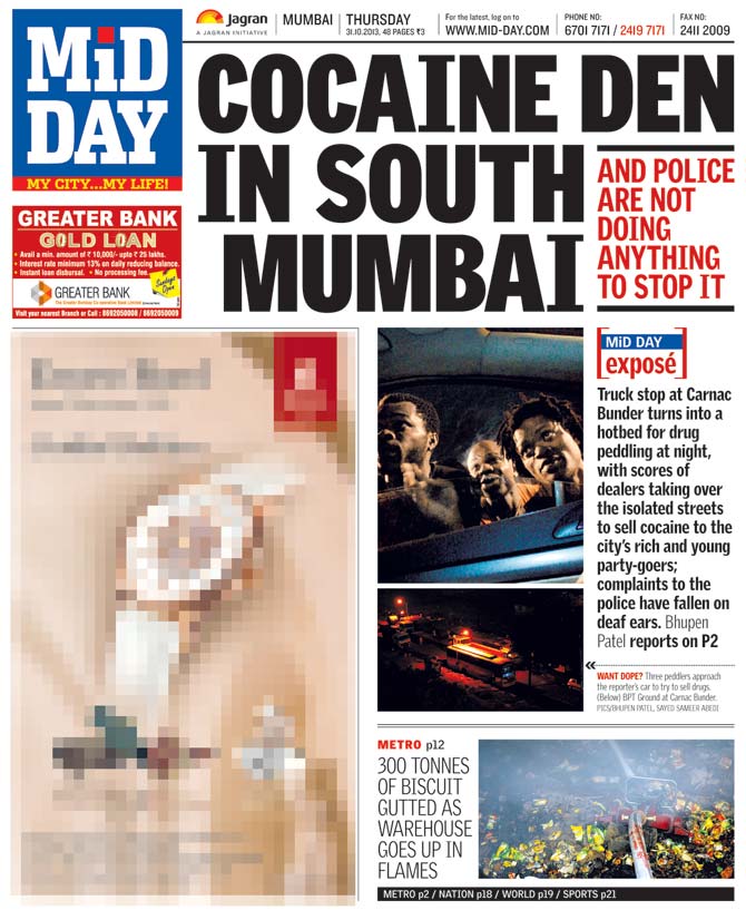 In 2013, mid-day had exposed a cocaine den in Carnac Bunder, very close to where this operation took place