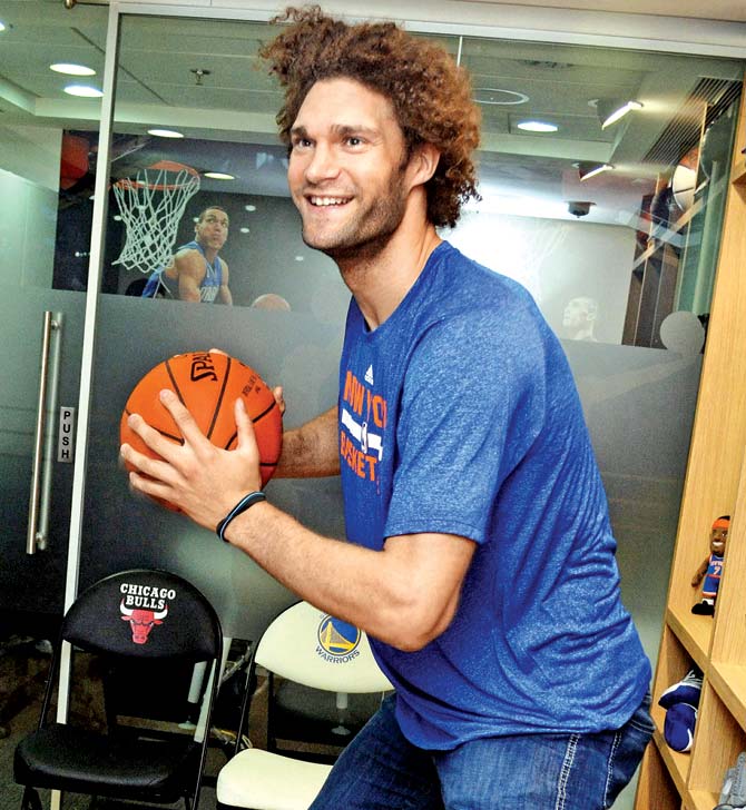 Robin Lopez of New York Knicks