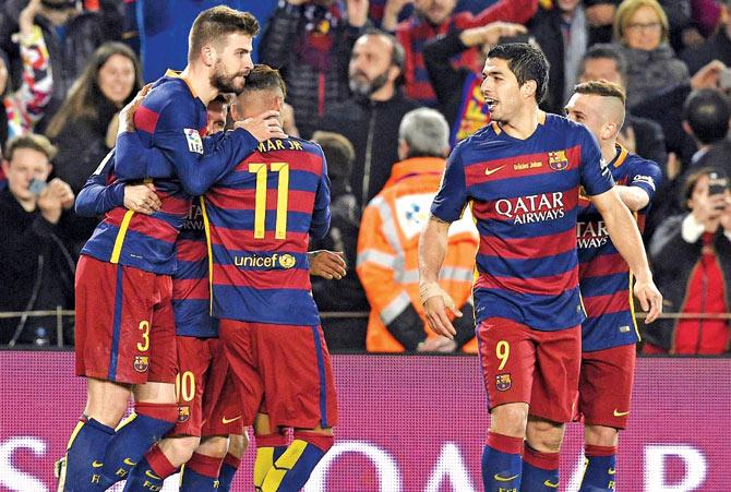 56 minute: FC Barcelona