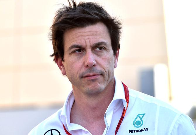 Toto Wolff. Pic/AFP