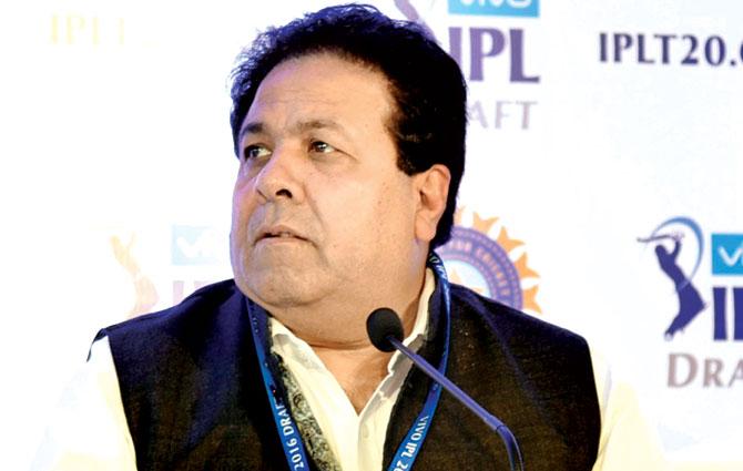 IPL chairman Rajeev Shukla during the players
