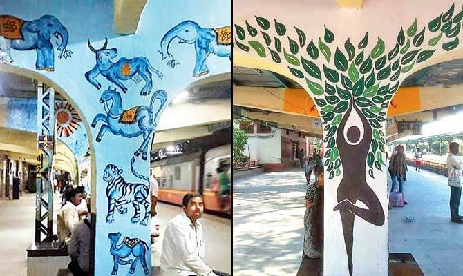 Artworks have been designed by CA Mahesh Bariya, a Dahisar resident